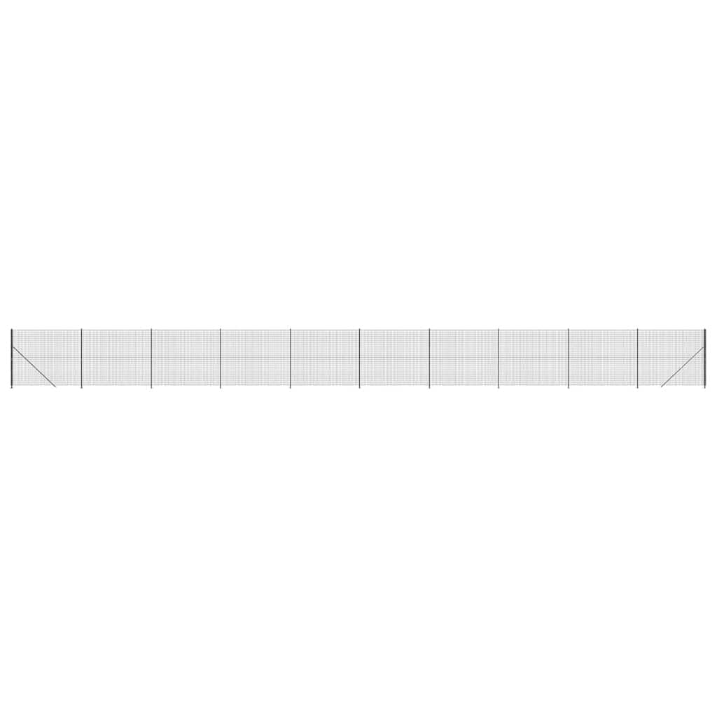 Recinzione Metallica con Flangia Antracite 1,6 x 25 m