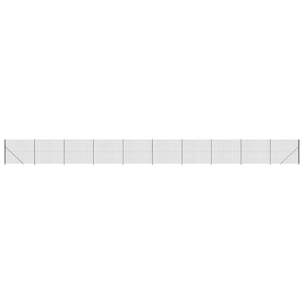 Recinzione Metallica con Flangia Antracite 2,2 x 25 m