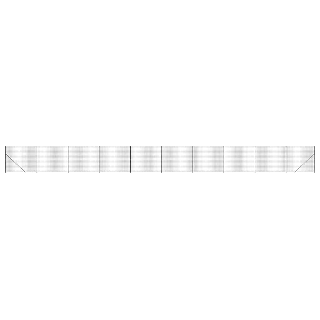 Recinzione Metallica con Flangia Antracite 1,6 x 25 m