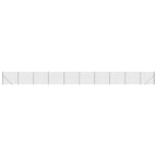 Recinzione Metallica con Flangia Antracite 1,6 x 25 m