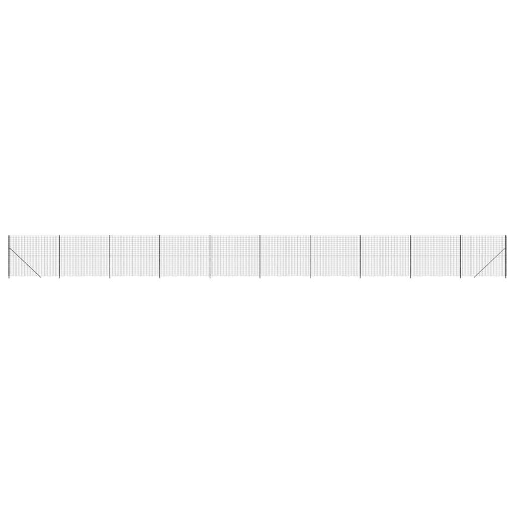 Recinzione Metallica con Flangia Antracite 1,8x25 m