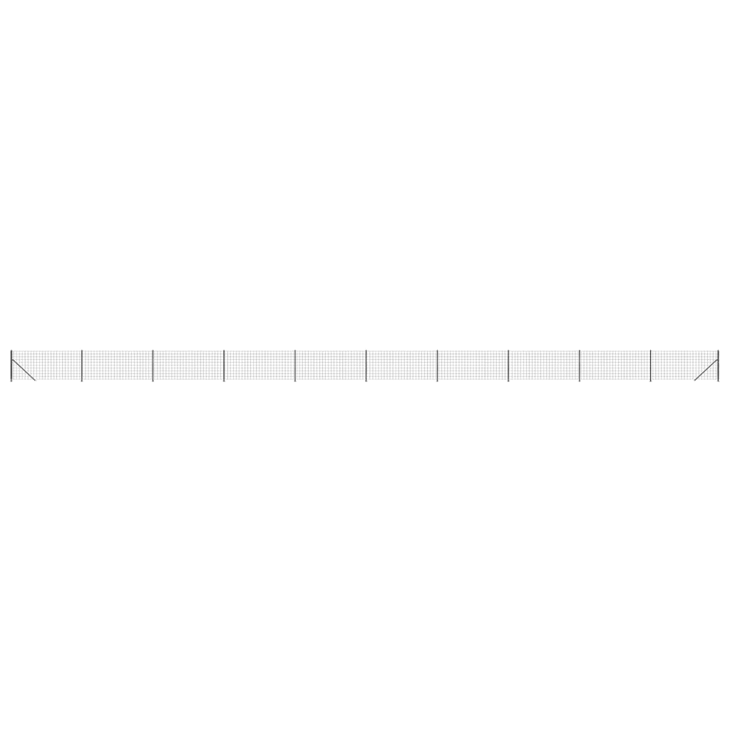 Recinzione Metallica con Flangia Antracite 1x25 m