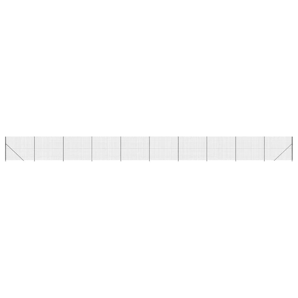 Recinzione Metallica con Flangia Antracite 2,2 x 25 m