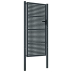 Cancello da Giardino Antracite 100x175 cm in Acciaio