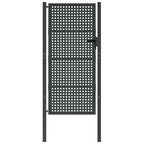 Cancello da Giardino Antracite 100x175 cm in Acciaio