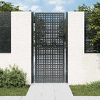 Cancello da Giardino Antracite 100x175 cm in Acciaio
