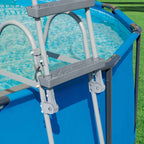 Bestway Scaletta di Sicurezza Flowclear per Piscine 4 Gradini 122 cm