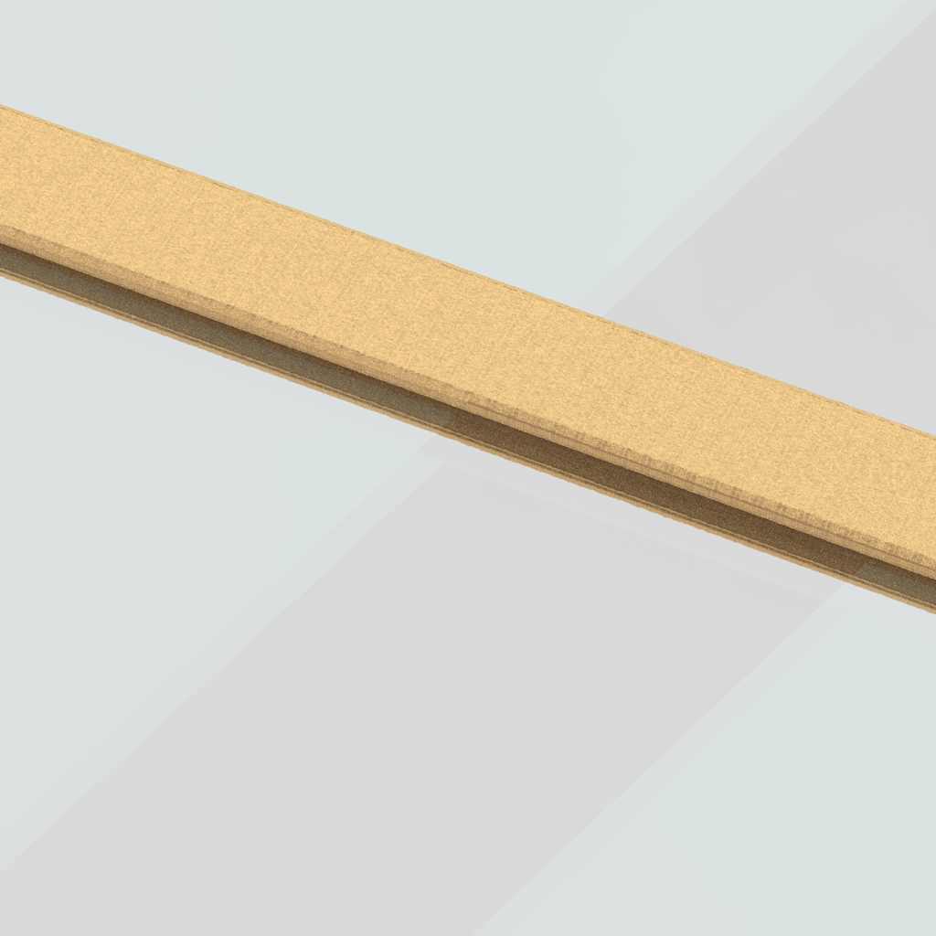 Porta Scorrevole Dorata 76x205 cm Vetro Trasparente ESG Alluminio