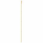 Porta Scorrevole Dorata 76x205 cm Vetro Trasparente ESG Alluminio