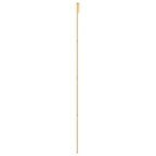 Porta Scorrevole Oro 102,5x205 cm Vetro Trasparente ESG Alluminio