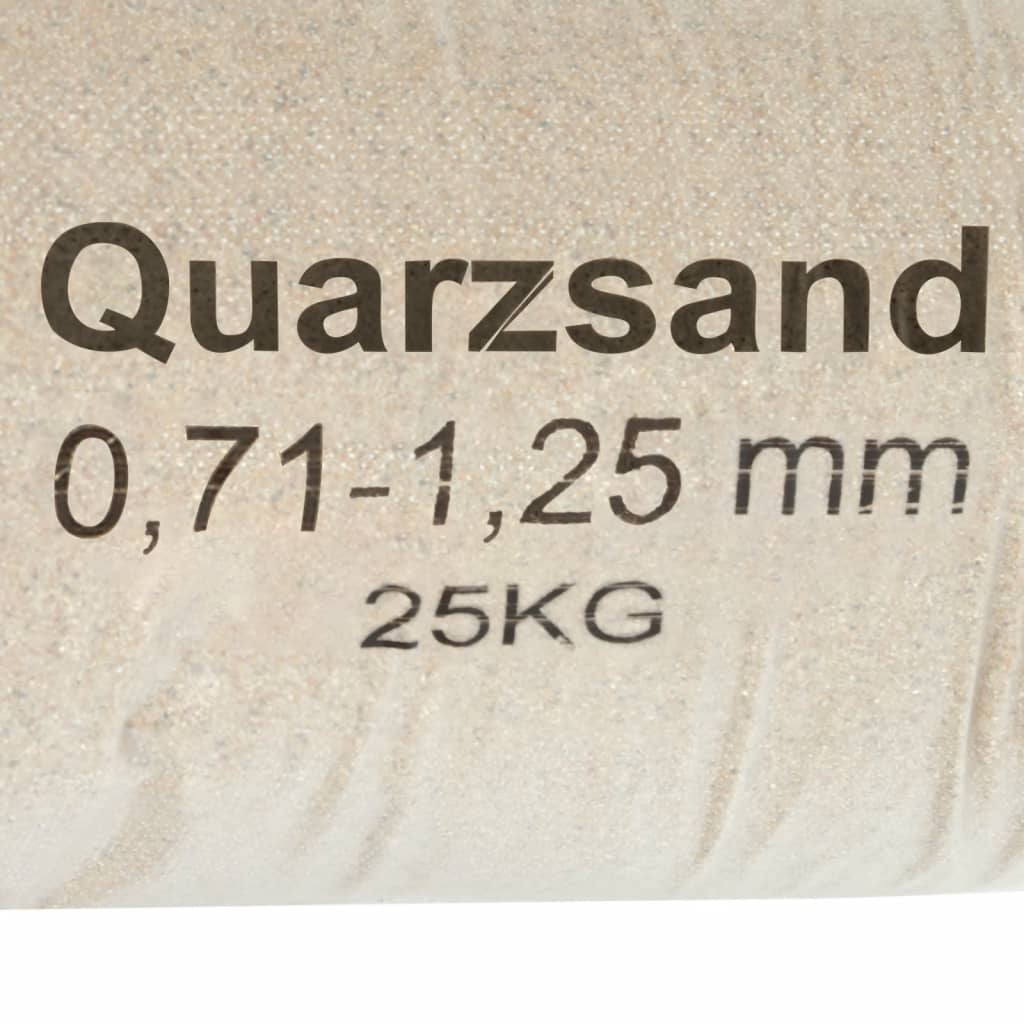 Sabbia Filtrante 25 kg Granulometria 0,71-1,25 mm