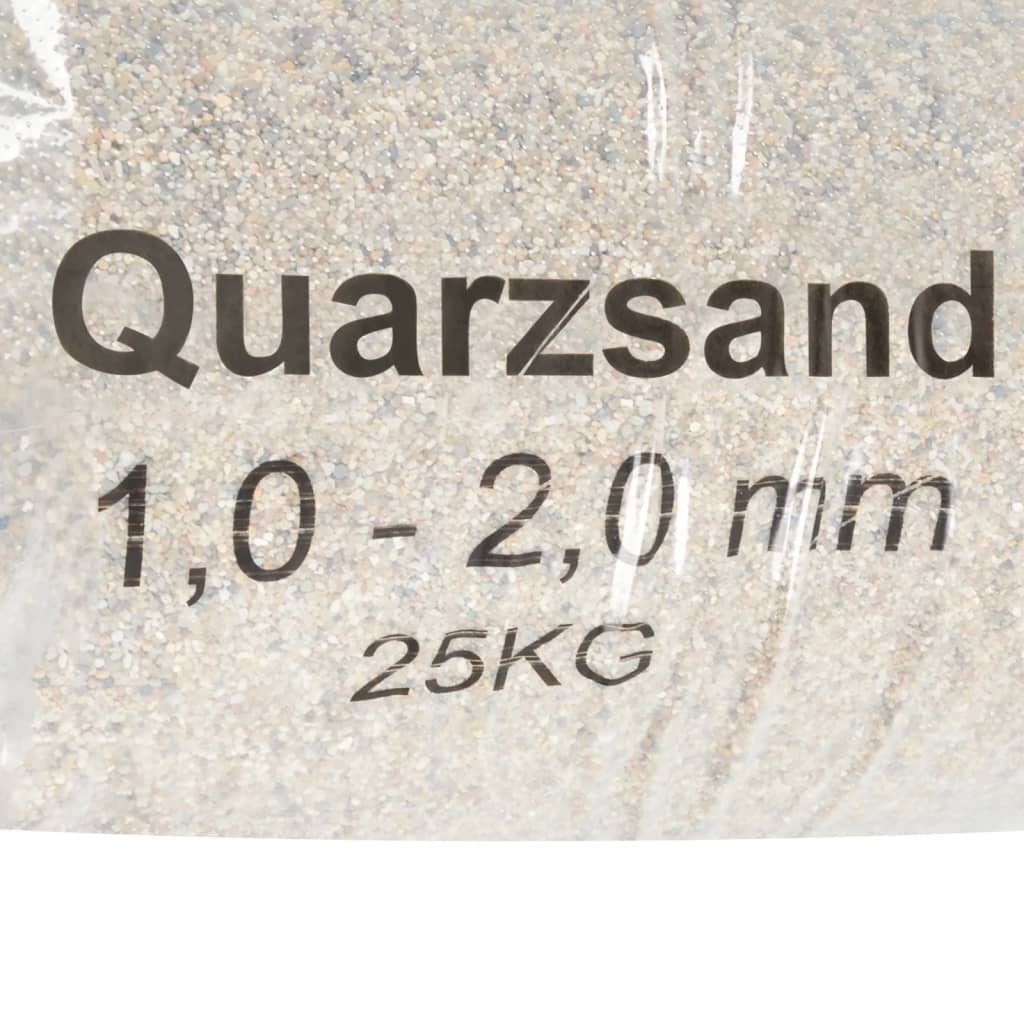 Sabbia Filtrante 25 kg Granulometria 1,0-2,0 mm