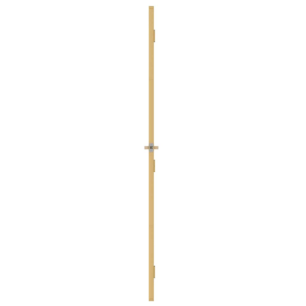 Porta Interni Sottile Oro 76x201,5cm Vetro Temperato Alluminio