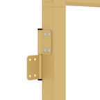 Porta Interni Vetro Temperato Alluminio Dorato 83x201,5cm