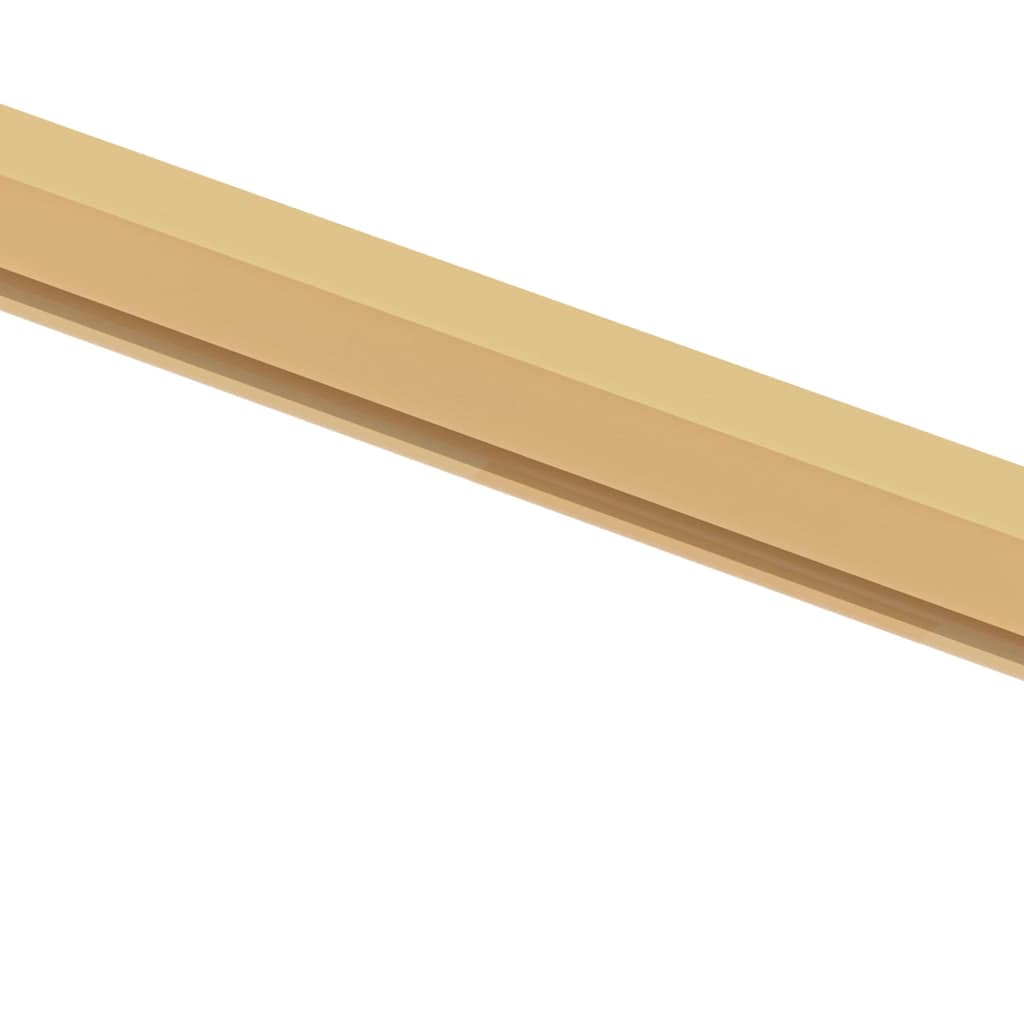 Porta Interna Sottile Oro 102,5x201,5 cm Vetro Temperato Alluminio