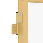Porta Interni Vetro Temperato Oro 93x201,5cm Alluminio