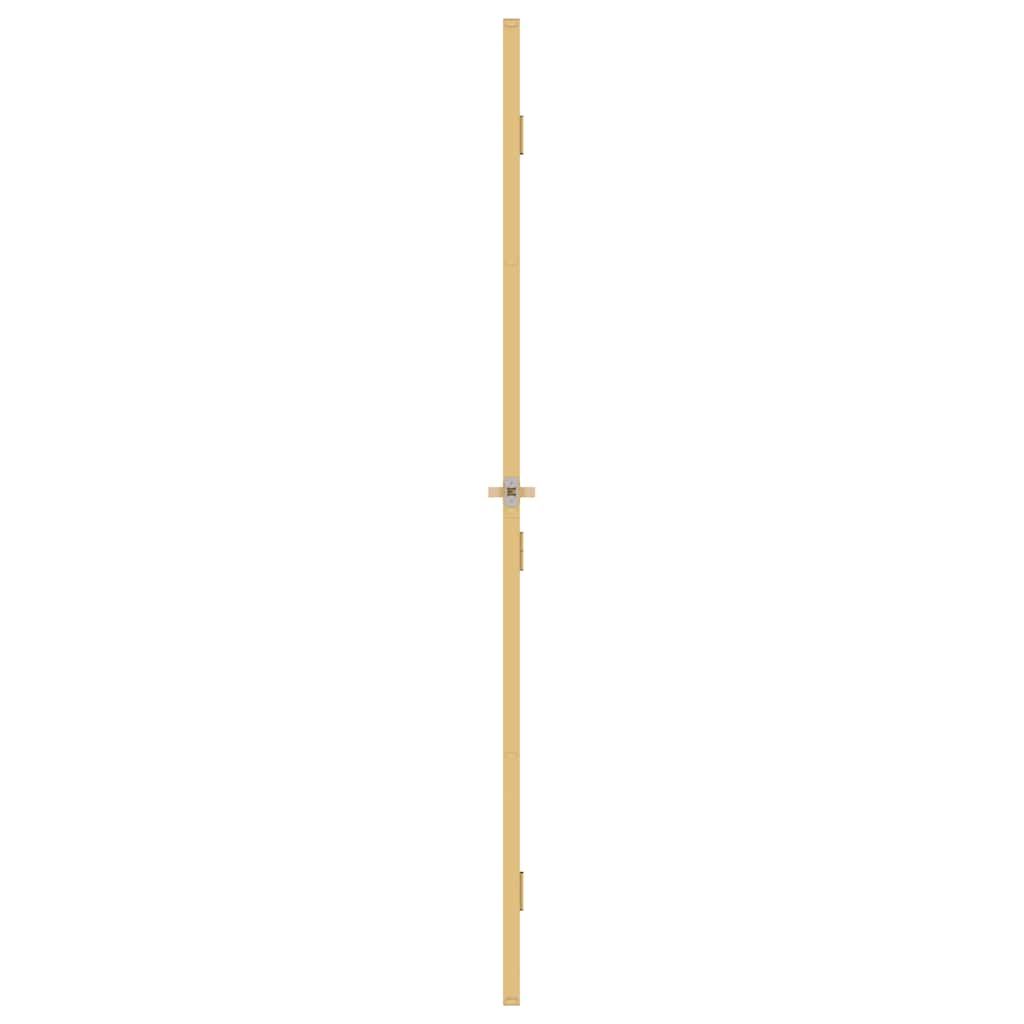 Porta Interni Sottile Oro 102,5x201,5 cm Vetro Temperato Alluminio