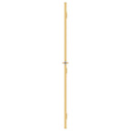 Porta Interni Sottile Oro 83x201,5cm Vetro Temperato Alluminio