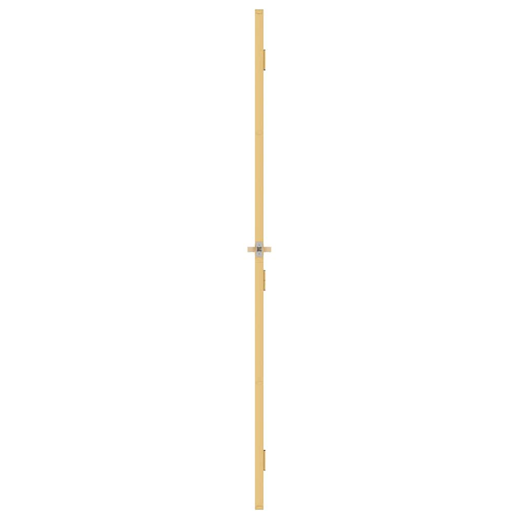 Porta Interni Sottile Oro 83x201,5cm Vetro Temperato Alluminio