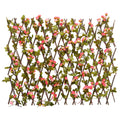 Traliccio Edera Artificiale Espandibile Rosa Scuro 180x60 cm