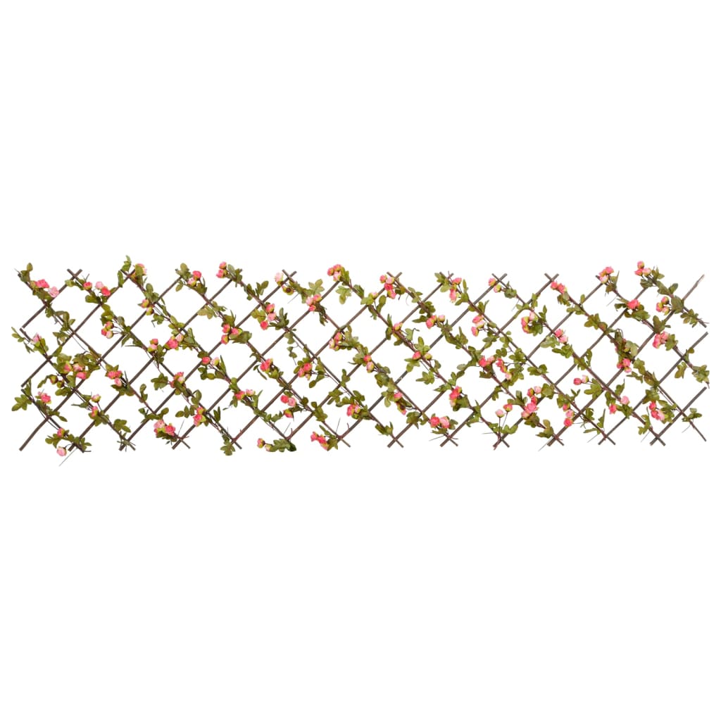 Traliccio Edera Artificiale Espandibile Rosa Scuro 180x60 cm