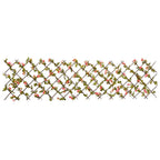 Traliccio Edera Artificiale Espandibile Rosa Scuro 180x60 cm
