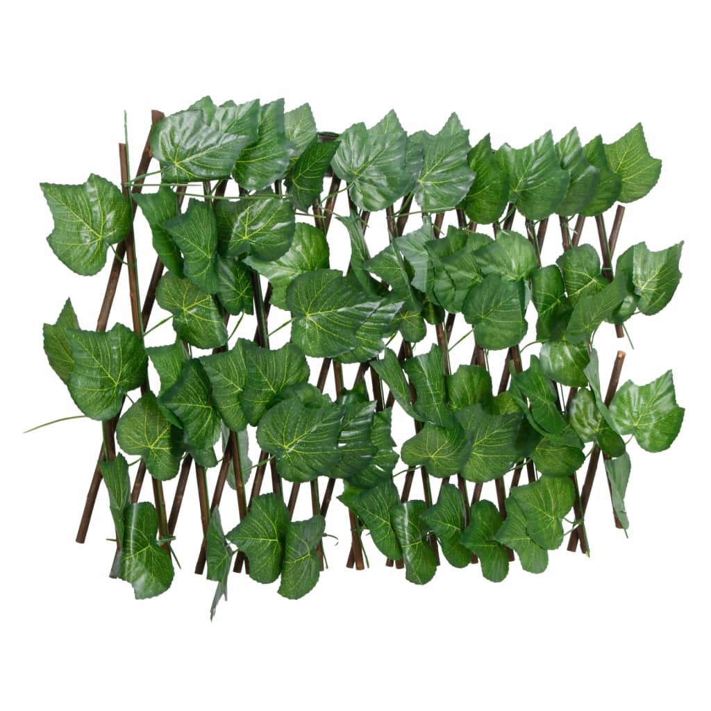 Traliccio Foglie Vite Artificiale Espandibile Verde 180x20cm - Set 5 Pezzi