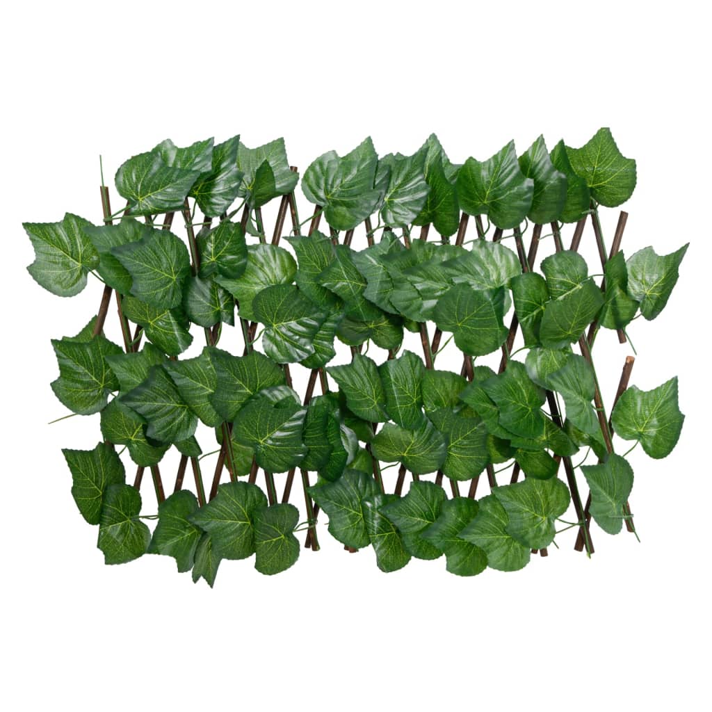 Traliccio Foglie Vite Artificiale Espandibile Verde 180x20cm - Set 5 Pezzi