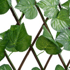 Traliccio Foglie Vite Artificiale Espandibile Verde 180x20cm - Set 5 Pezzi