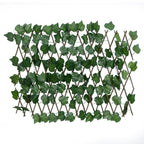 Traliccio Foglie Vite Artificiale Espandibile Verde 5 Pezzi 190x60 cm