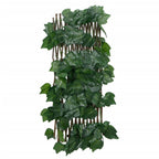 Traliccio Foglie Vite Artificiale Espandibile Verde 5 Pezzi 190x60 cm