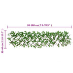 Traliccio Edera Artificiale Espandibile Verde 180x30 cm