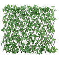 Traliccio Edera Artificiale Espandibile Verde 186x30 cm