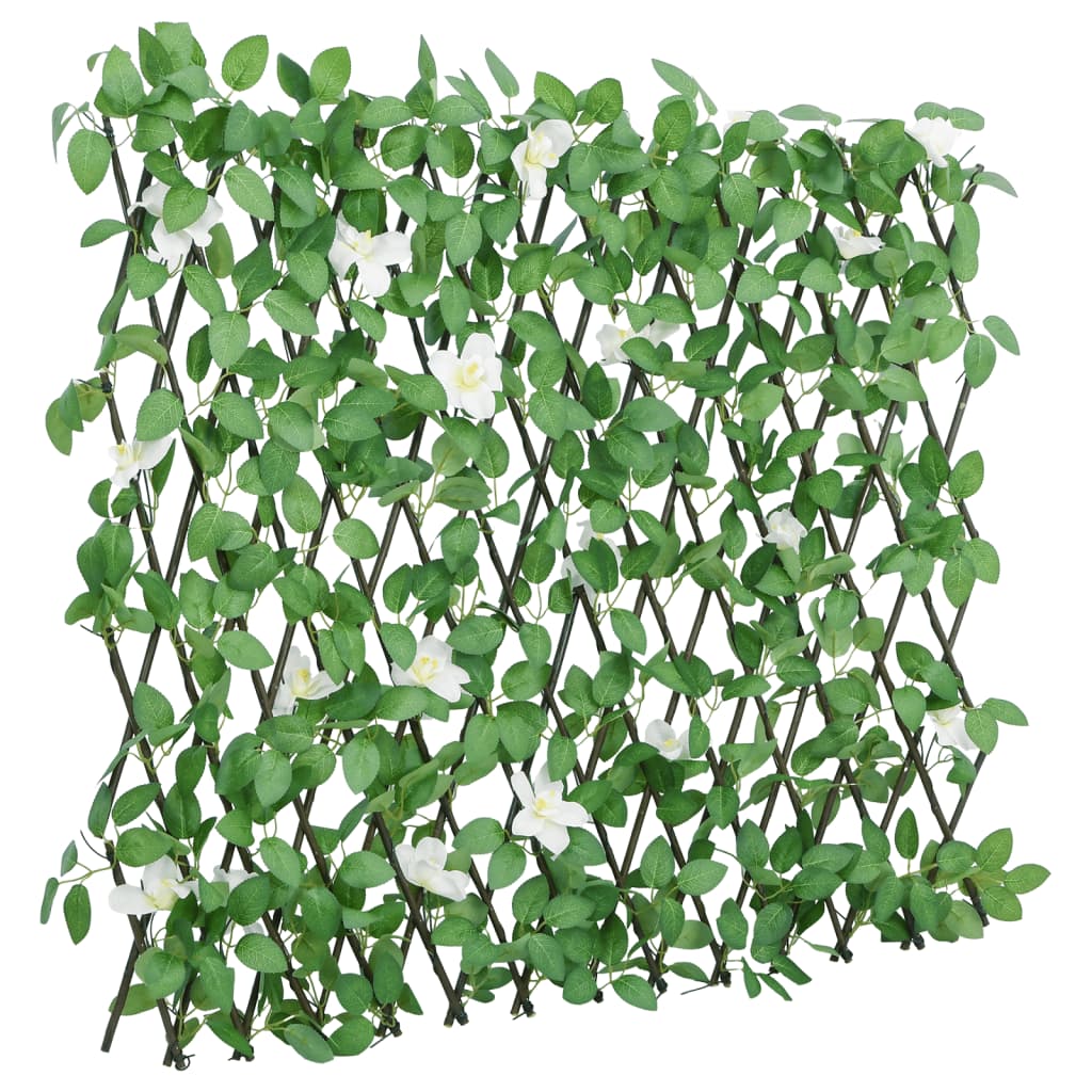 Traliccio Edera Artificiale Espandibile Verde 5 Pezzi 186x30 cm