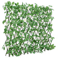 Traliccio Edera Artificiale Espandibile Verde 5 Pezzi 186x30 cm