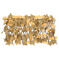 Traliccio Foglie Acero Artificiale Espandibile Arancione 180x30 cm
