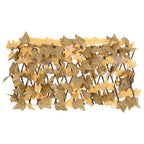 Traliccio Foglie Acero Artificiale Espandibile Arancione 180x30 cm