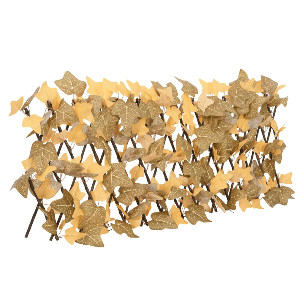 Traliccio Acero Artificiale Espandibile Arancione 5 pezzi 180x30 cm
