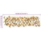 Traliccio Acero Artificiale Espandibile Arancione 5 pezzi 180x30 cm