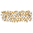 Traliccio Foglie Acero Artificiale Espandibile Arancione 180x60 cm