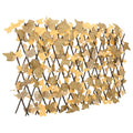 Traliccio Acero Artificiale Espandibile Arancione 5 pz 180x60 cm