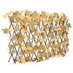 Traliccio Acero Artificiale Espandibile Arancione 5 pz 180x60 cm