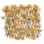 Traliccio Acero Artificiale Espandibile Arancione 5 pz 180x60 cm