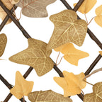 Traliccio Acero Artificiale Espandibile Arancione 5 pz 180x60 cm