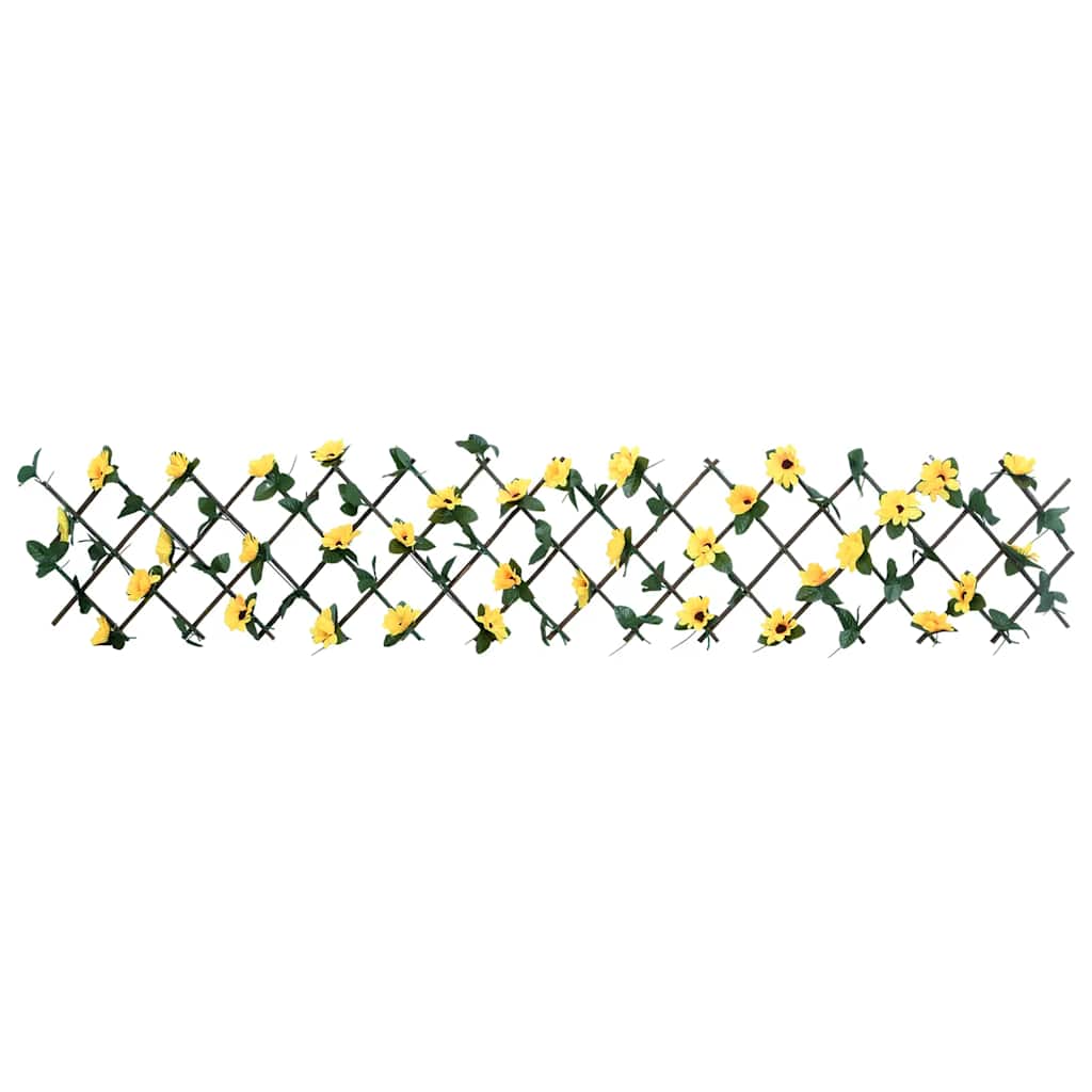 Traliccio Edera Artificiale Espandibile Giallo 40-180x20-30 cm