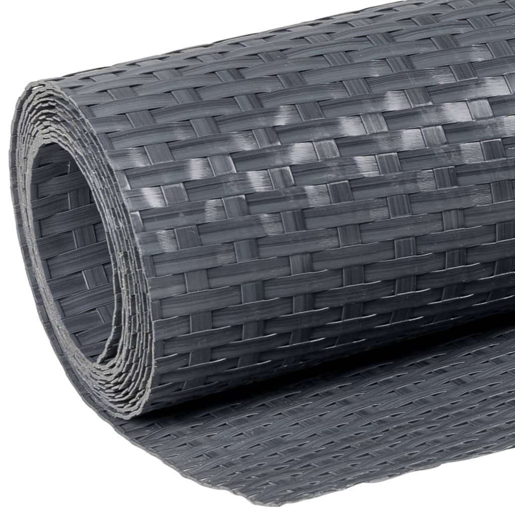 Paravento da Balcone Antracite 300x80 cm Polyrattan