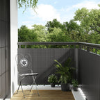 Paravento da Balcone Antracite 300x80 cm Polyrattan