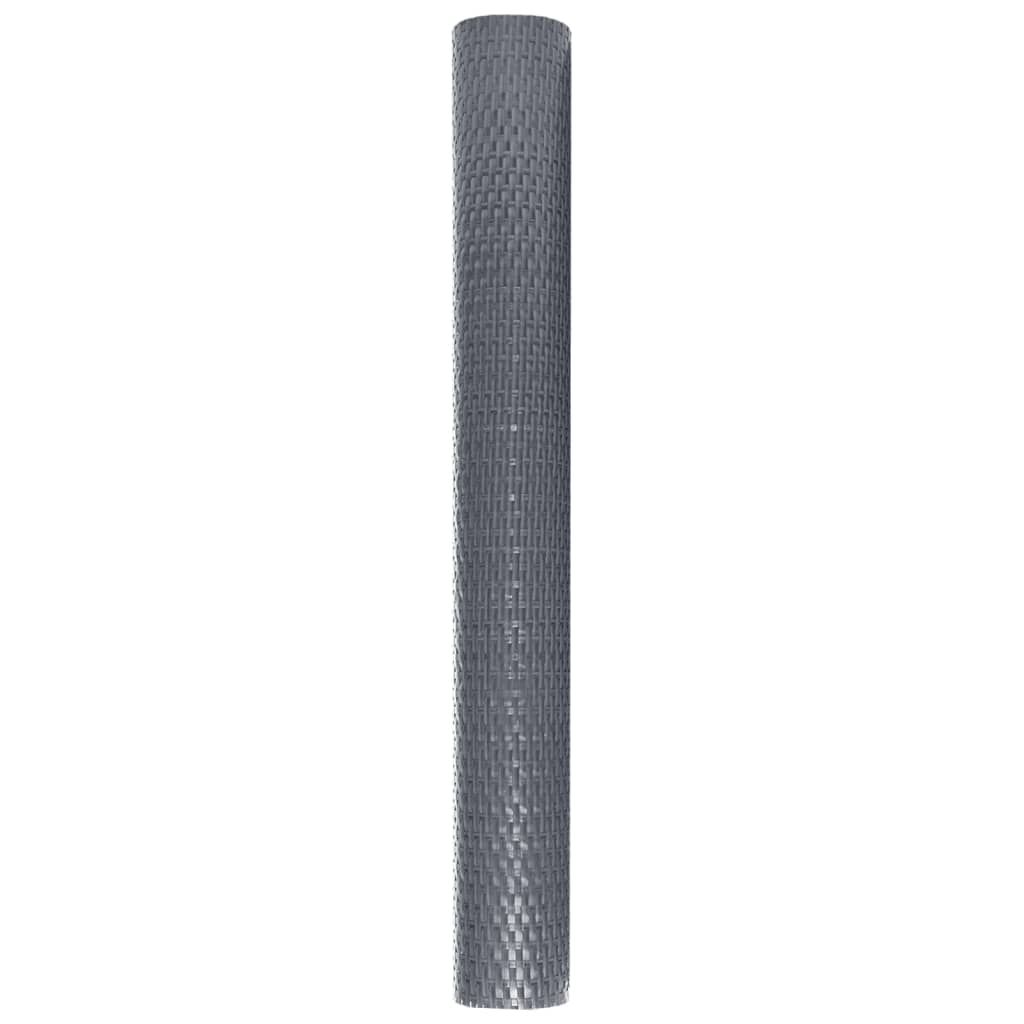 Paravento da Balcone Antracite 300x100 cm in Polyrattan