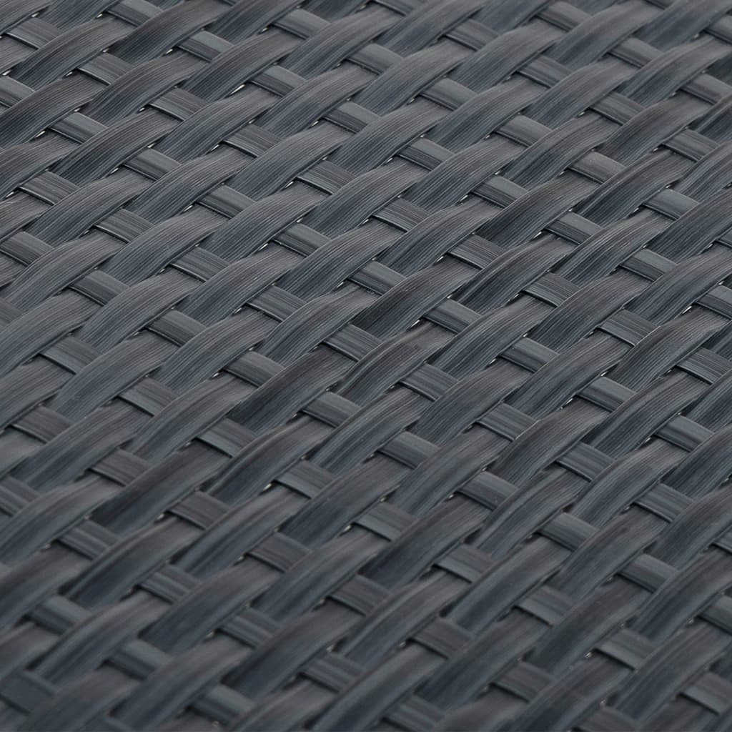 Paravento da Balcone Antracite 500x90 cm Polyrattan