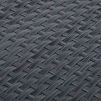 Paravento da Balcone Antracite 1000x80 cm in Polyrattan